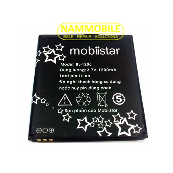 Pin Mobiistar TOUCH BEAN 402C, 402M BL-120C 1200mAh Zin chính hãng.