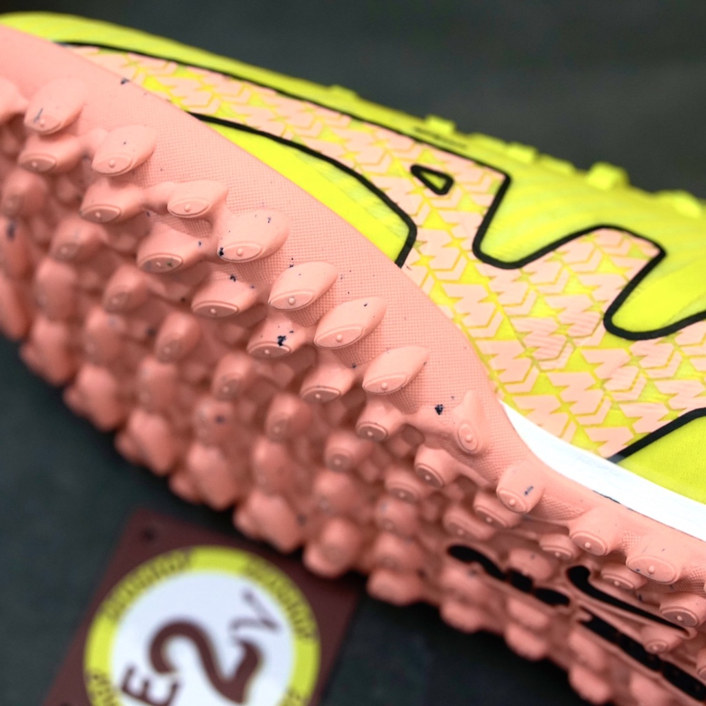 Giày đá bóng nam Air Zoom Mer Vapor 15 Academy Vàng đế mềm, giày đá banh cỏ nhân tạo - 2EVSHOP