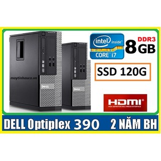 Mua Máy tính để bàn đồng bộ Dell optiplex 390 ( Core i7 / 8G / SSD 120G ) Có HDMI - Bảo hành 24 tháng