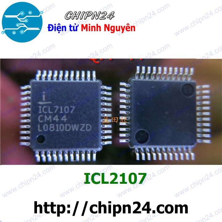 [1 CON] (SOP) IC Dán ICL7107 QFP-44 (SMD) (ICL7107CM44 7107)