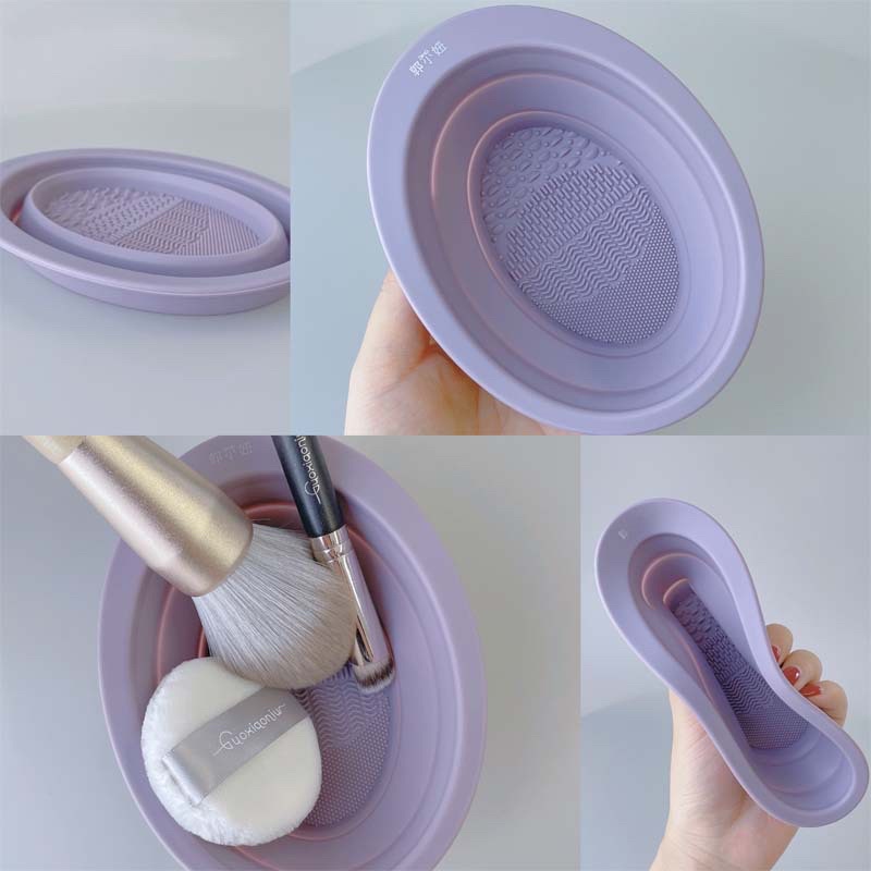 Dụng cụ rửa cọ giặt cọ và bông mút bằng silicon dẻo
