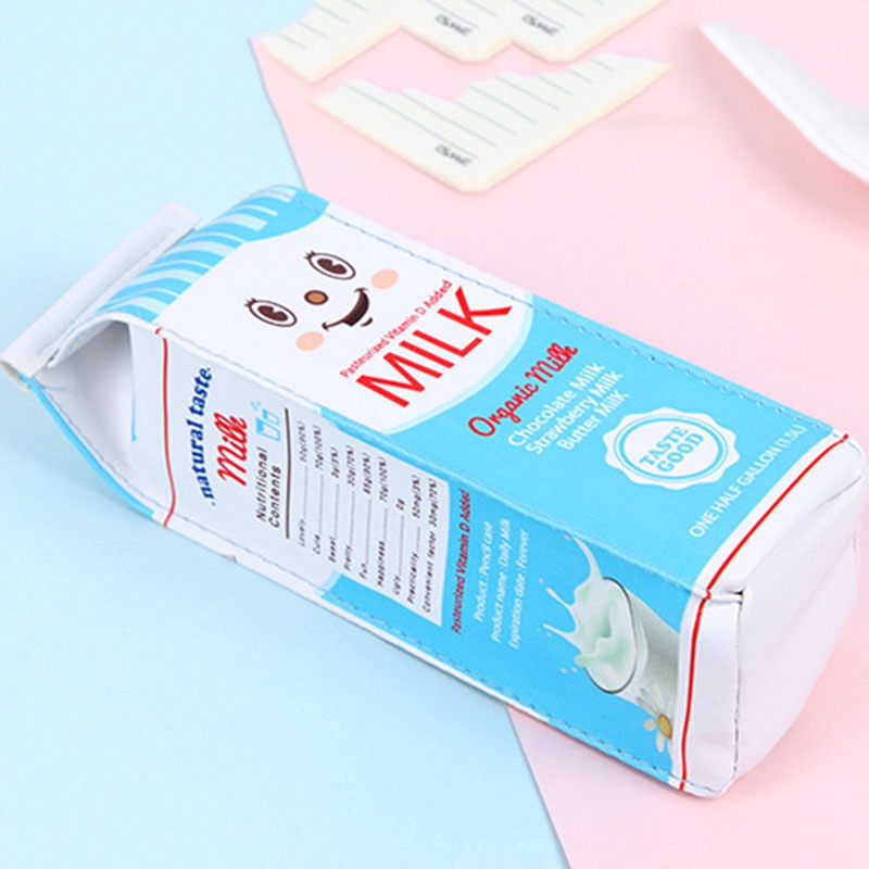 Túi đựng bút hình hộp sữa dễ thương độc đáo chất lượng cao - ảnh sản phẩm 4