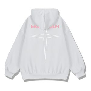 Áo hoodie Ihkke dáng rộng thời trang đường phố cá tính