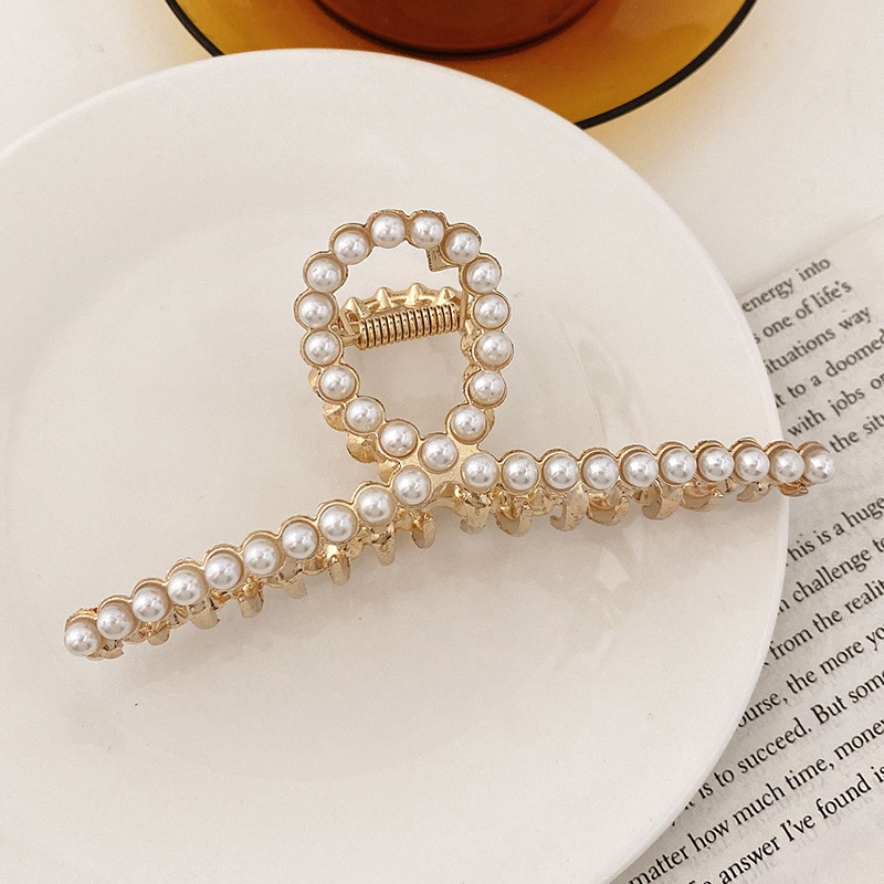 Kẹp Tóc càng cua Kim Loại Hàn Quốc kiểu Dáng Thanh Lịch Dành Cho Nữ