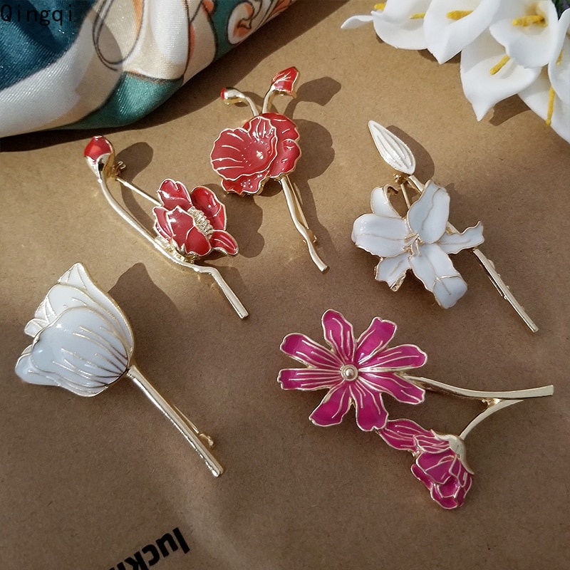 Ghim cài áo MISS ZOE hình hoa tulip dễ thương cho nữ