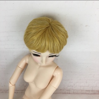 TPE- Wig bộ tóc giả ngắn nam cho búp bê bjd các tỷ lệ
