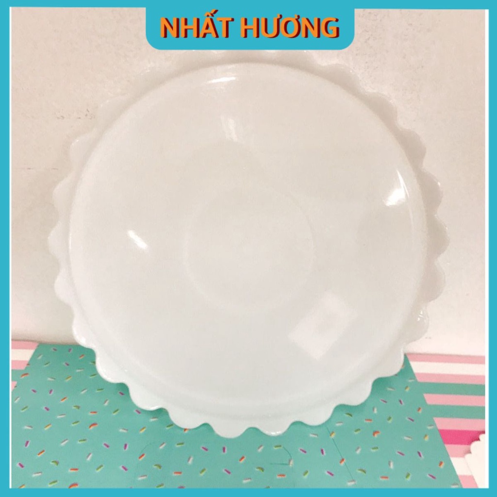 Dĩa Bánh Kem Nhựa Size 20cm