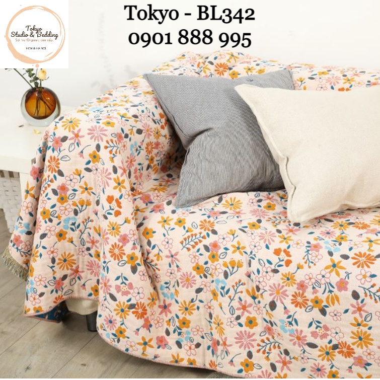 S87_Chăn Xô Organic Cotton Dòng Cao Cấp