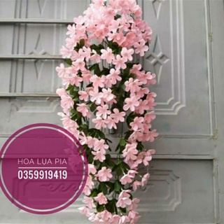 Hoa giả trang trí - cành đỗ quyên rủ loại đẹp