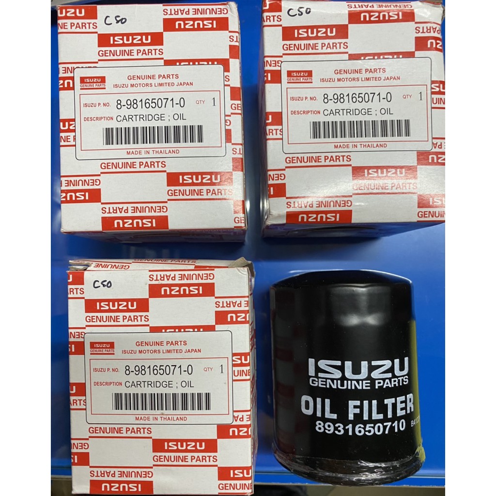 Lọc dầu - Lọc nhiên liệu ISUZU DMAX 2013-17 - ISUZU MUX 2015-2017