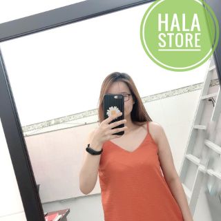 Đầm hai dây dài