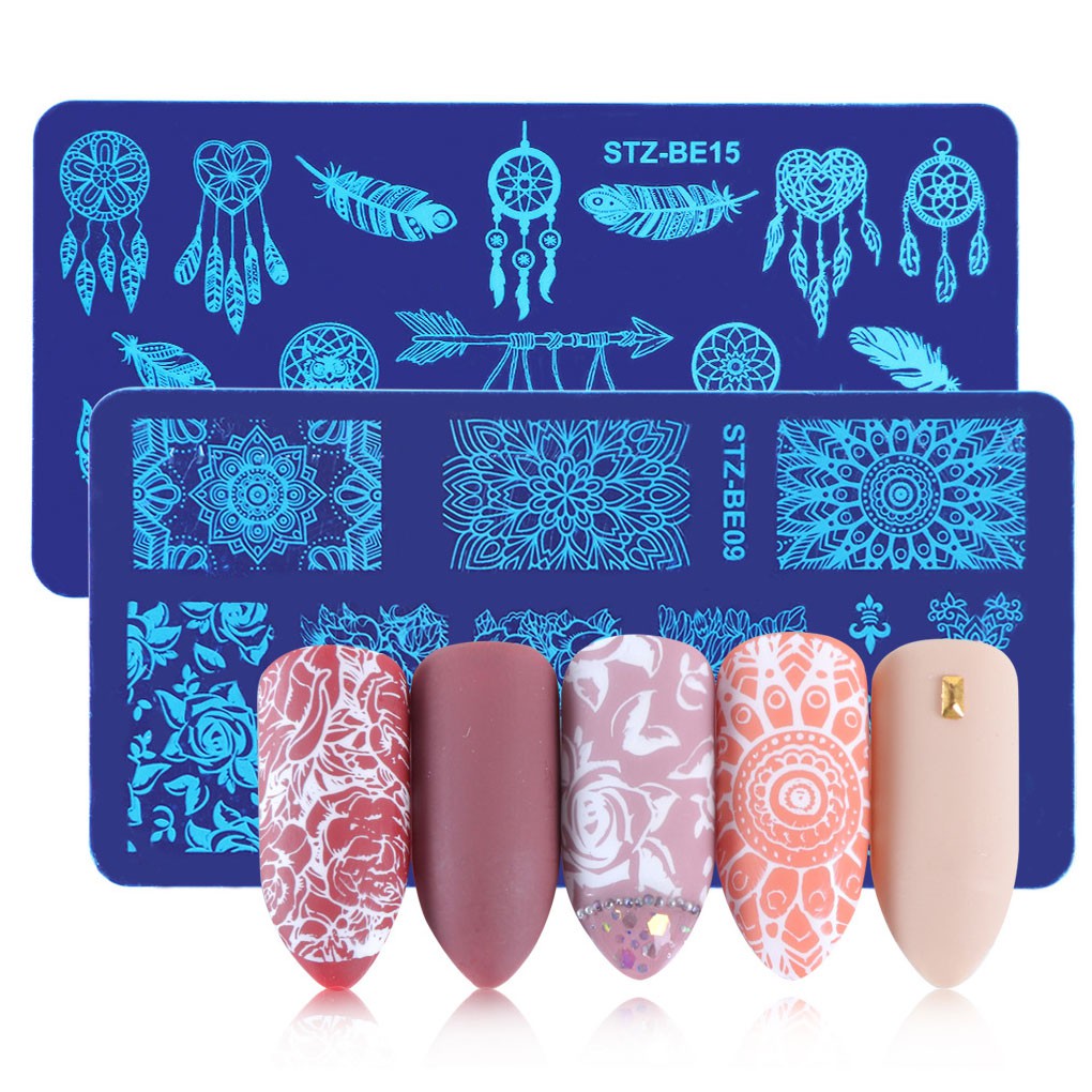 [Hàng mới về] Tấm in họa tiết trang trí móng tay làm đẹp chất lượng cao