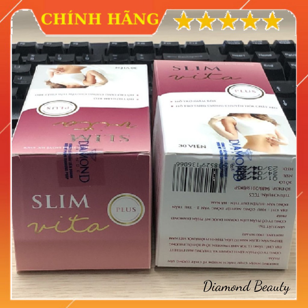 Viên uống giảm cân Slim Vita Plus 30 viên, dòng cải tiến của Slim Vita