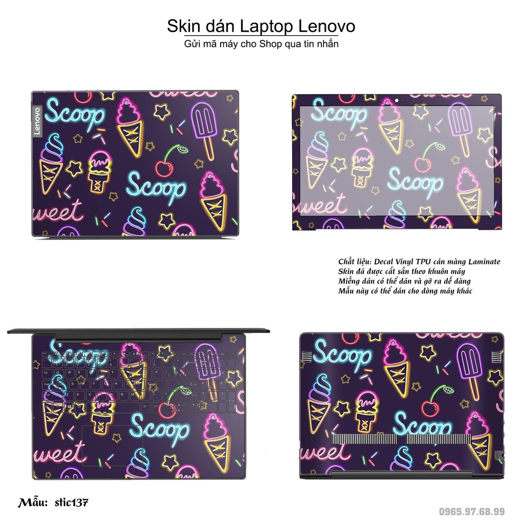 Skin dán Laptop Lenovo in hình Hoa văn sticker _nhiều mẫu 23 (inbox mã máy cho Shop)