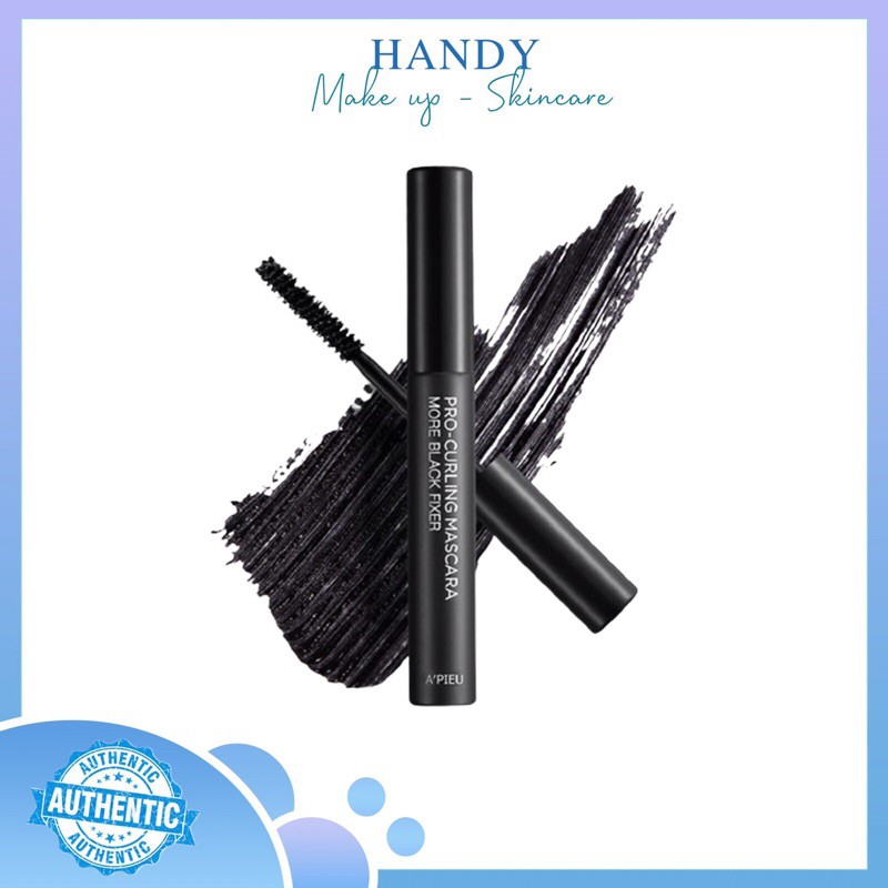 Mascara A’Pieu Pro-Curling Black Fixer màu nâu đen chống trôi