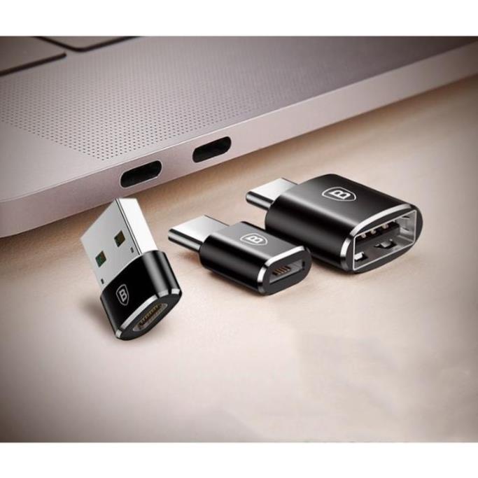 SIÊU CHÍNH HÃNG Đầu chuyển đổi OTG từ USB to Type C  Baseus - Sạc nhanh - Truyền dữ liệu -Tiện lợi - FREE SHIP | BigBuy360 - bigbuy360.vn