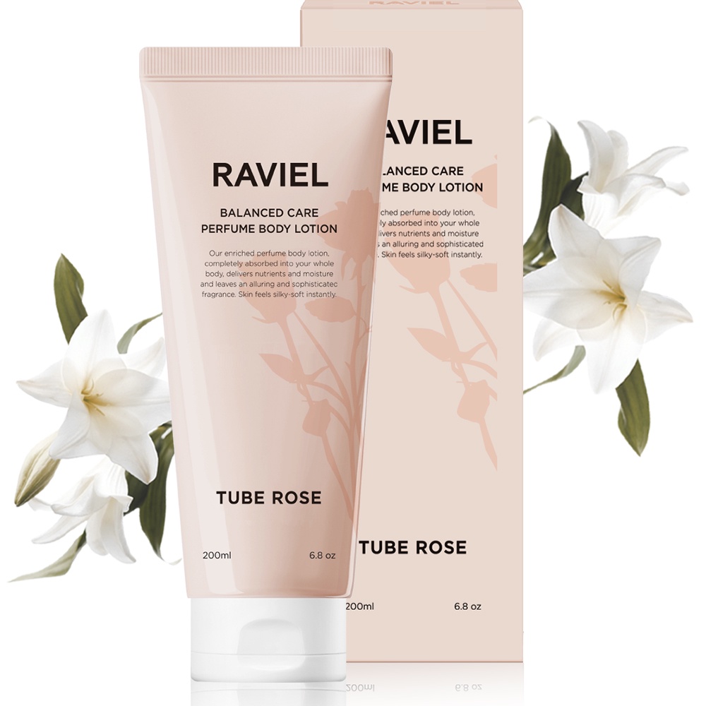 Sữa dưỡng thể nước hoa RAVIEL 200ml dưỡng ẩm & làm trắng tự nhiên chống lão hóa chống nếp nhăn