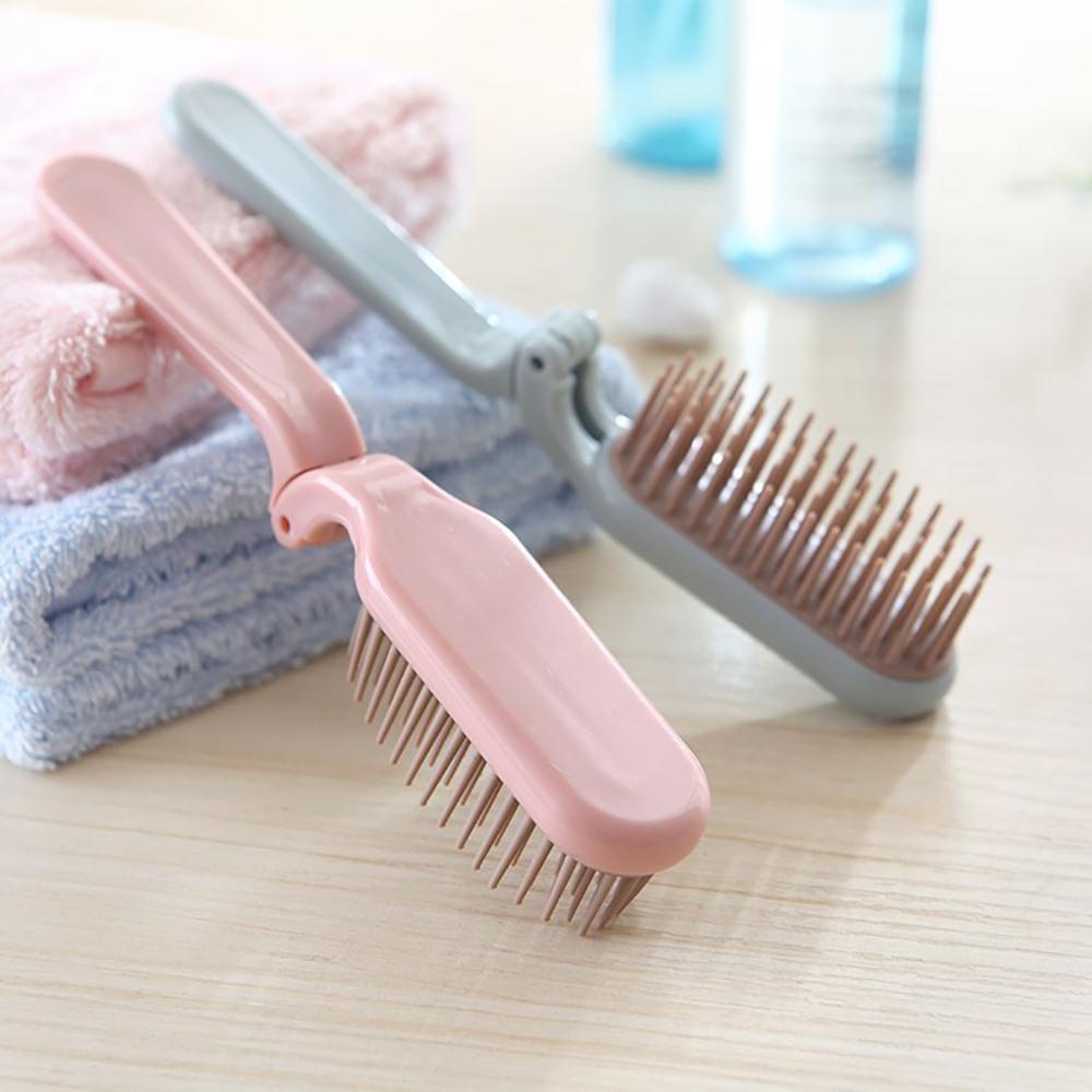 1 Lược Chải Tóc CLEOES Răng Mềm Chống Tĩnh Điện Có Thể Gập Lại