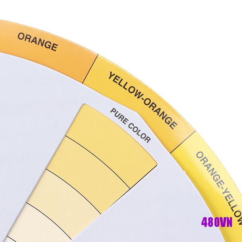 Thẻ Giấy Trộn Màu Mực Xăm Hình Tròn Tiện Dụng