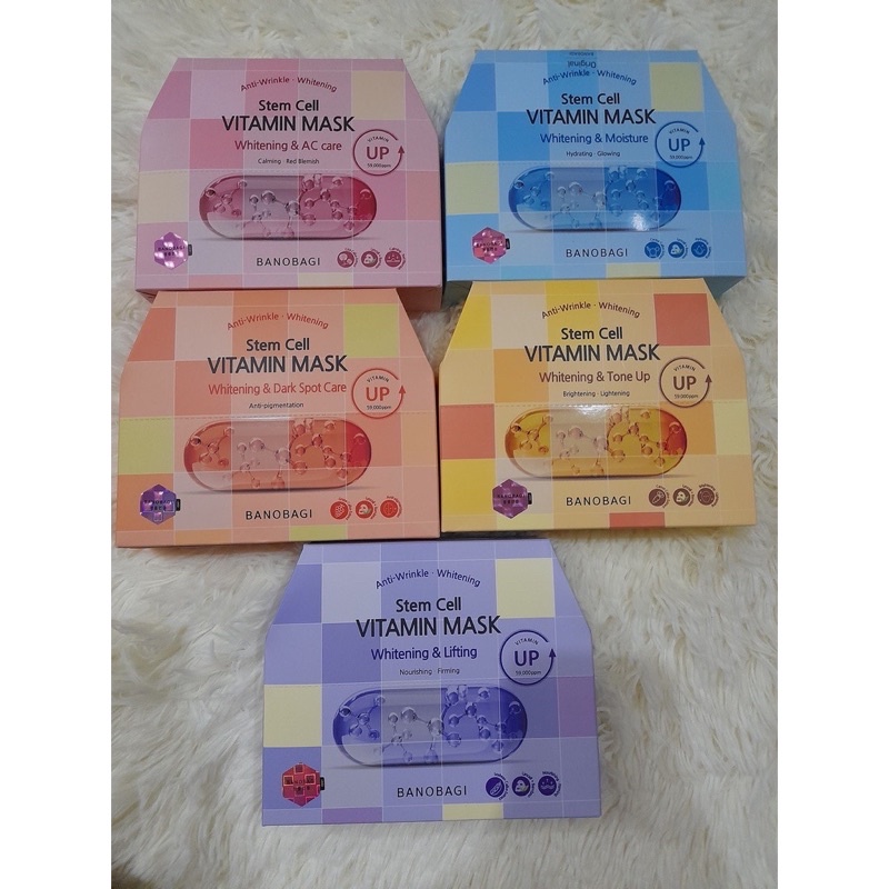 Mặt Nạ Bổ Sung Vitamin BANOBAGI Stem Cell Jelly Mask Mẫu Mới