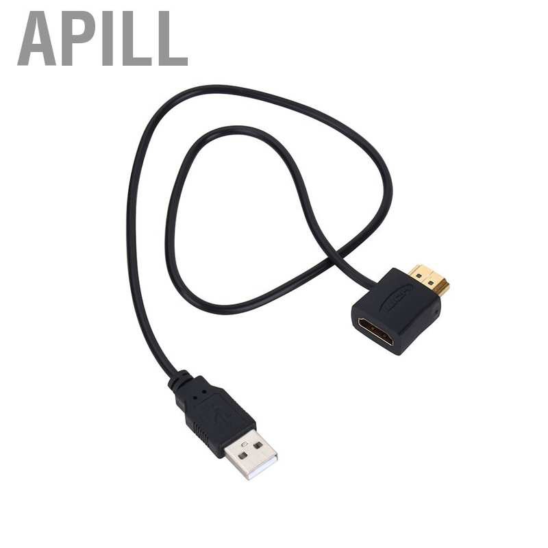 POWER Dây Cáp Sạc Chuyển Đổi Hdmi Đầu Đực Sang Đầu Cái 50cm Usb 2.0