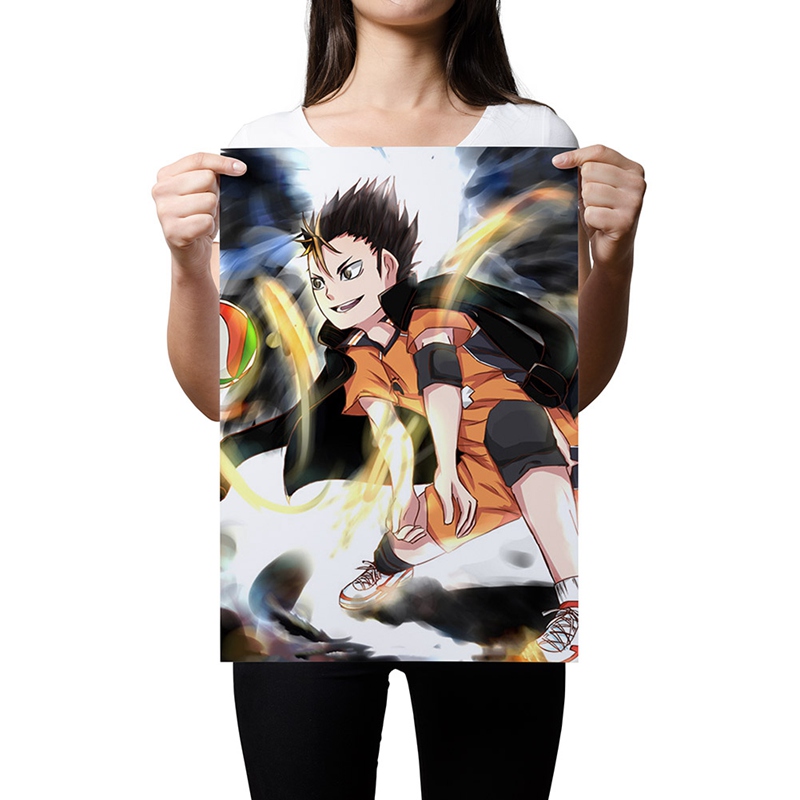 Tmdbyx Áp Phích Treo Tường In Hình Phim Hoạt Hình Haikyuu