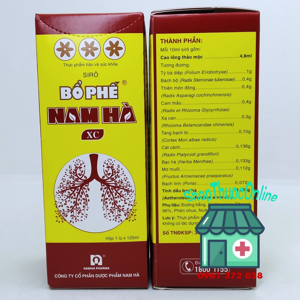 Bổ Phế Nam Hà XC