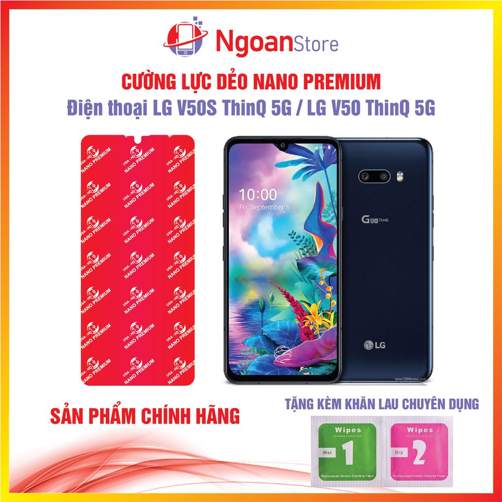 Cường lực dẻo Nano cho Điện thoại LG V50S ThinQ 5G / LG V50 ThinQ 5G - Ngoan Store