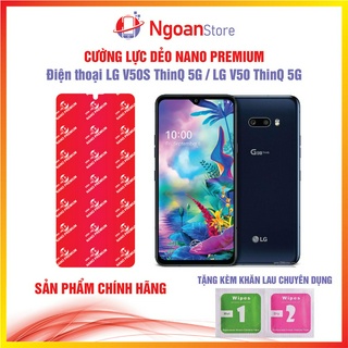 Cường lực dẻo nano cho điện thoại lg v50s thinq 5g / lg v50 thinq 5g - ngoan store