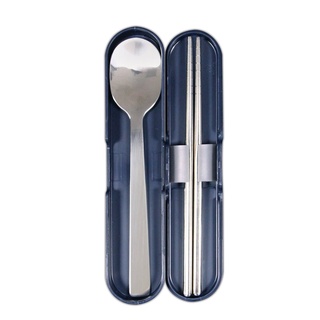 Bộ Muỗng Đũa Lock&Lock Bằng Thép Không Gỉ - HPL105, 1 set gồm 2 món, gọn nhẹ phù hợp mang ăn cơm văn phòng, ăn món Hàn