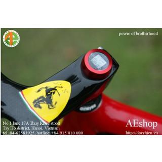 đồng hồ gắn pô tăng nắp bát xe đạp kiểu mới