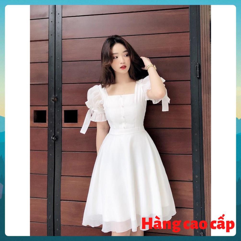 (Hàng cao cấp) Đầm dạo phố tay bồng thắt nơ siêu xinh - Levaz Dress | BigBuy360 - bigbuy360.vn