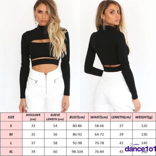 Áo thun tay dài đan dây gợi cảm cho nữ