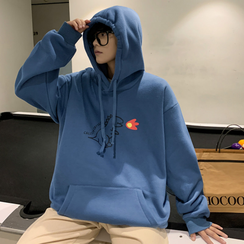 Áo hoodie dáng rộng phối túi kangaroo dành cho cặp đôi | BigBuy360 - bigbuy360.vn