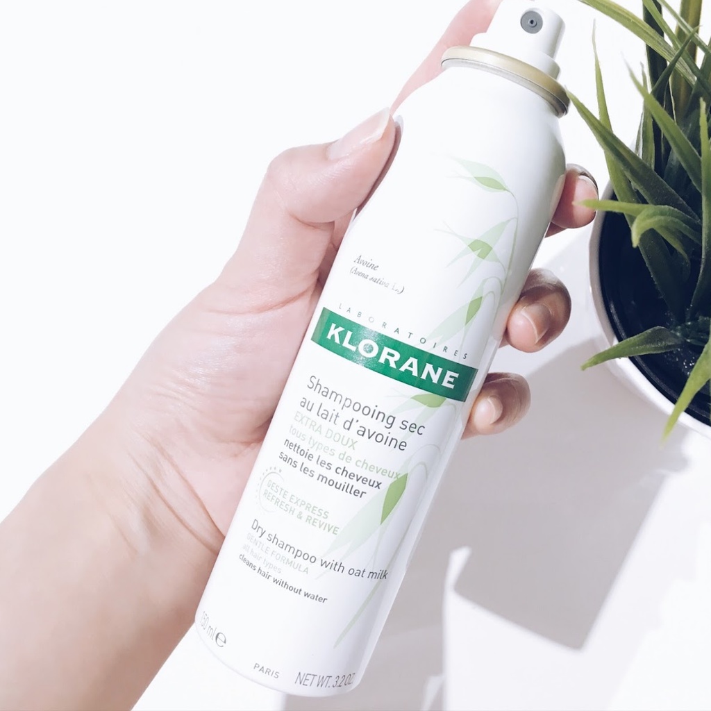 Dầu gội khô Klorane Dry Shampoo with Oat Milk Oz Mart Hàng Úc Nội Địa 150ml