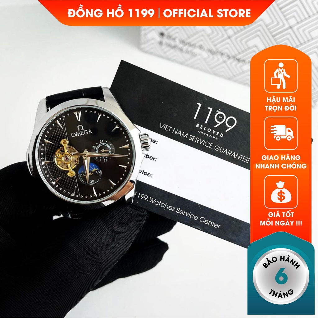 [QUÀ TẶNG]  Đồng hồ cơ - Đồng Hồ Nam Dây Da Chống Nước Chống Xước Máy Chuẩn Chất Liệu Cao Cấp 232JN - 1199 Watches | BigBuy360 - bigbuy360.vn