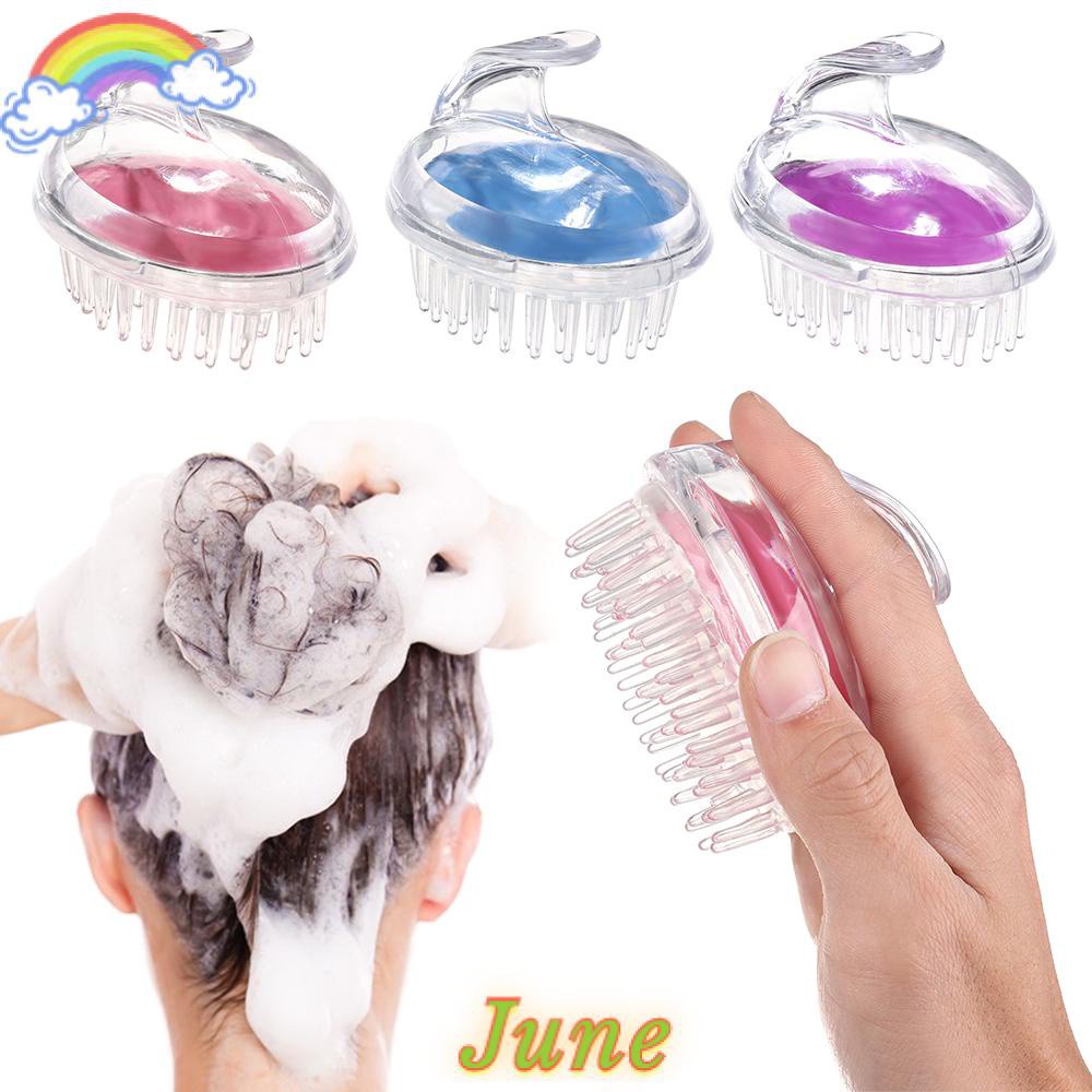 Lược Silicone Mát Xa Da Đầu Gội Đầu Tóc Thời Trang Tiện Dụng | BigBuy360 - bigbuy360.vn
