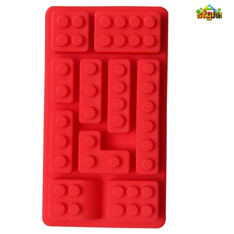 Khuôn Silicon Làm Bánh Đa Năng Tạo Hình Mảnh Ghép Lego Sáng Tạo