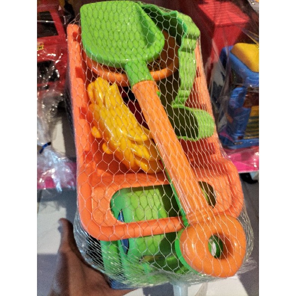 Bộ xe ben đi biển