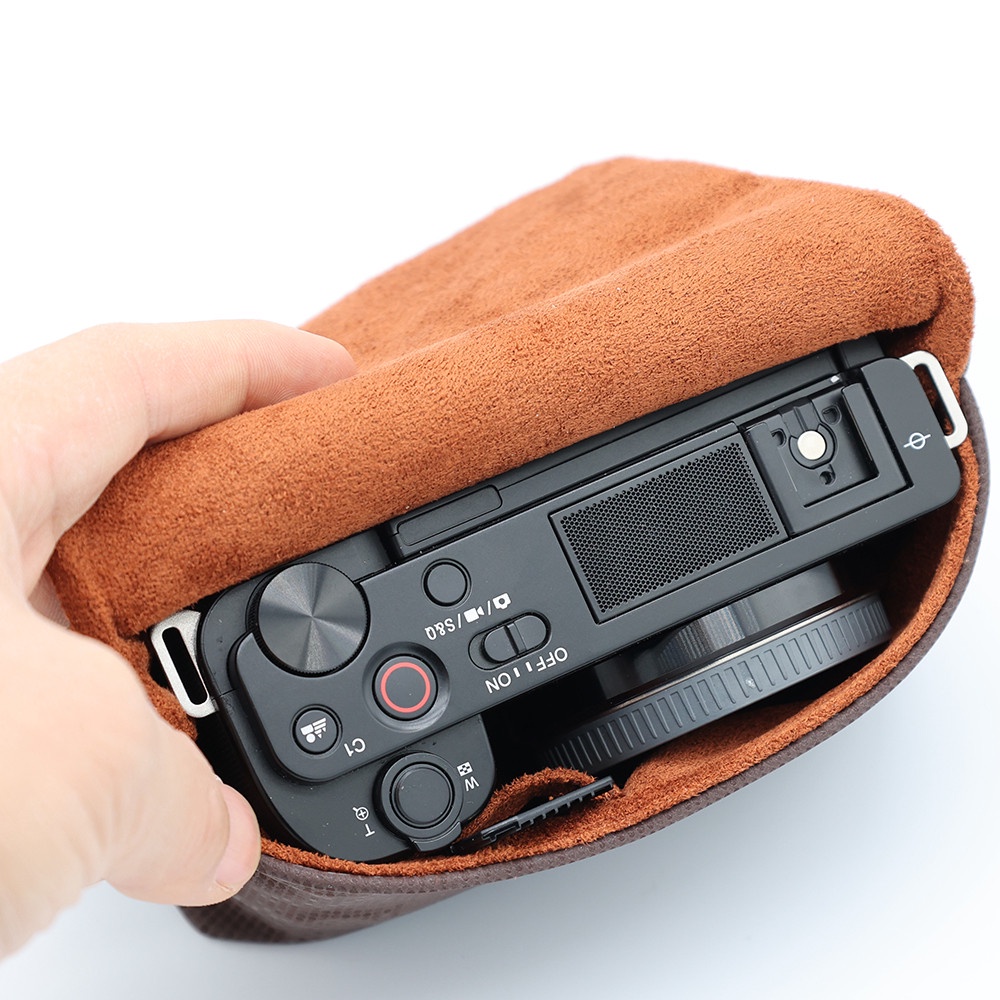 Túi Đựng Điện Thoại / Camera Bằng Lông Giả Mềm Nhỏ Gọn