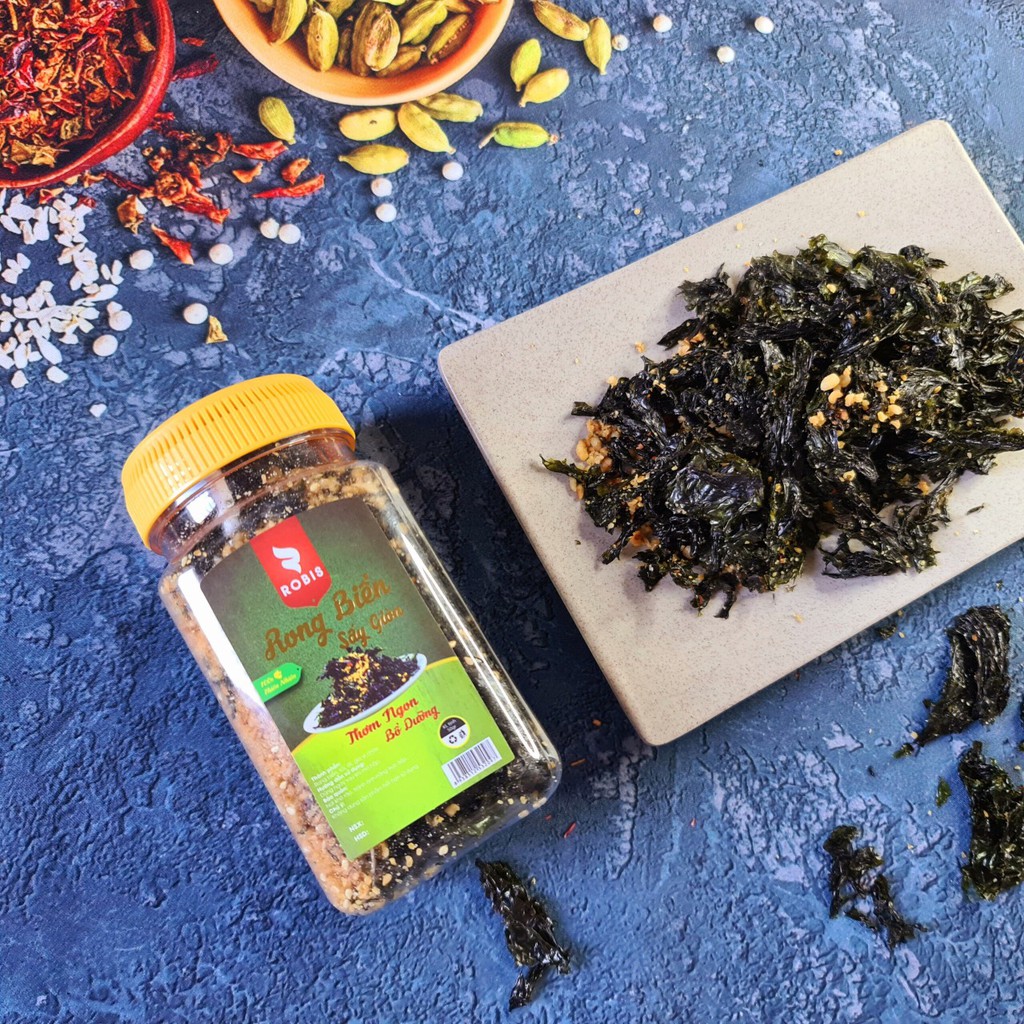 RONG BIỂN CHÁY TỎI hũ 60g