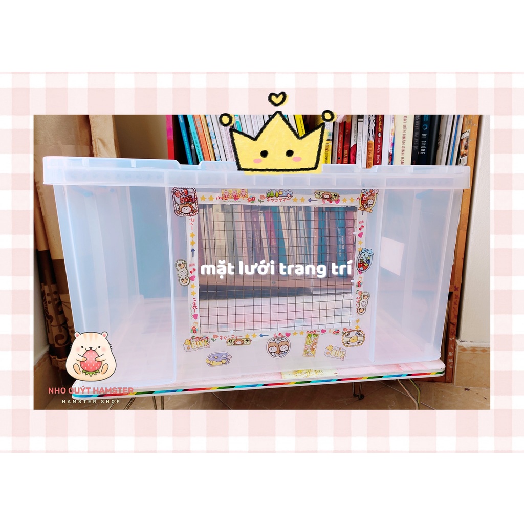 🍊 HỘP NHỰA 65L NUÔI HAMSTER 🍊