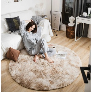 Thảm lông Tròn đường kính 100cm Decor trang trí nhà cửa cực xinh