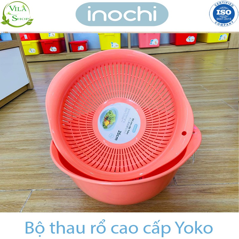 Rổ Nhựa Yoko Inochi, Rổ Nhựa Cao Cấp Đạt Tiêu Chuẩn Xuất Nhật Eu Chắc Chắn, Sang Trọng Gọn Gàng, An Toàn Cho Sức Khỏe