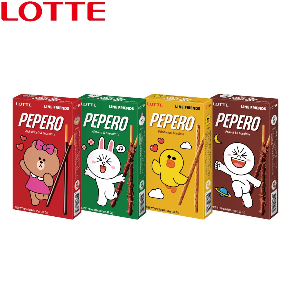 ( Bán sỉ ) Lốc 10 hộp Bánh que Lotte Pepero hộp 47gr