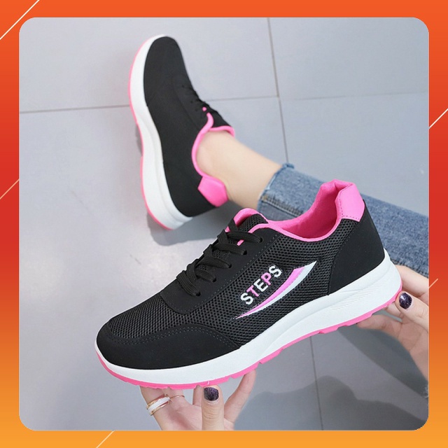 [GIÀY GIÁ SỈ] Giày thể thao nữ STEPS - Giày sneaker nữ LAGADO kiểu dáng trẻ trung, năng động phù hợp mọi đối tượng