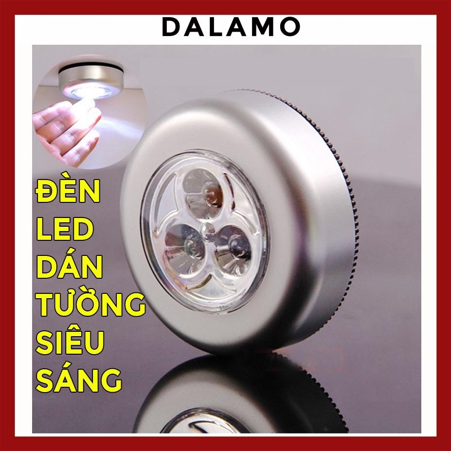 Đèn Led Dán Tường ốp trần cốp xe Ô Tô mini siêu sáng trang trí chiếu sáng cầu thang giá rẻ dùng pin L646 DALAMO