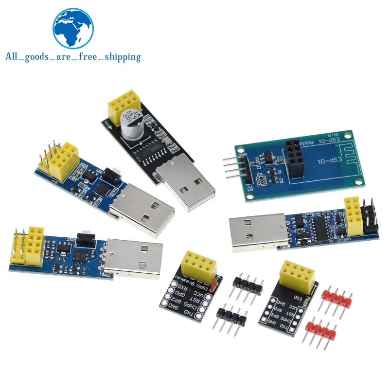 Mô Đun Lập Trình Wifi Ch340G Cp2104 Usb Sang Esp8266 Esp-01 Esp-01S Cho Arduino Link V1.0 Ch9102F