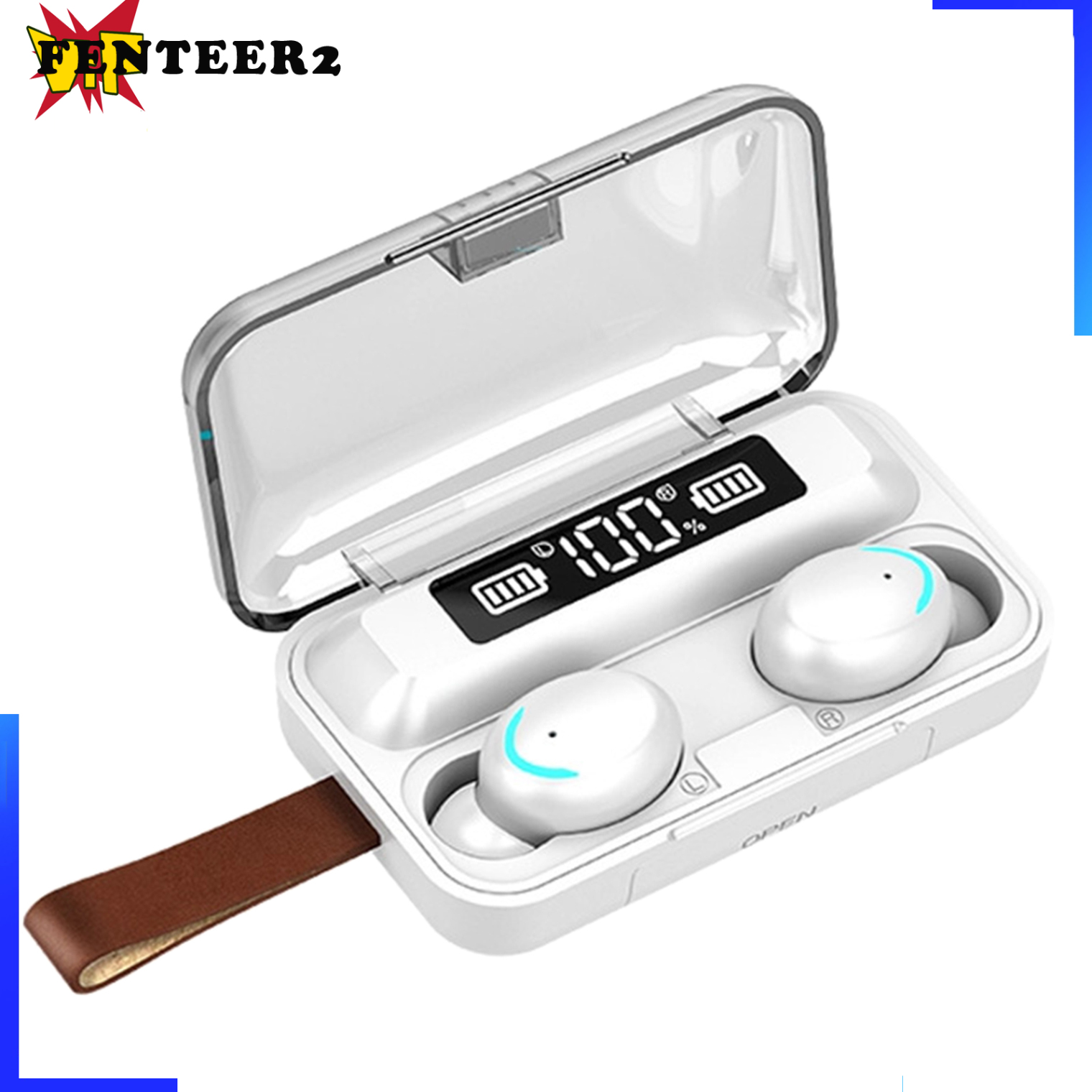 (Fenteer2 3c) F9-5 Tws Bluetooth 5.0 Không Dây Âm Thanh Stereo 9d Stereo Cho Ios / Android