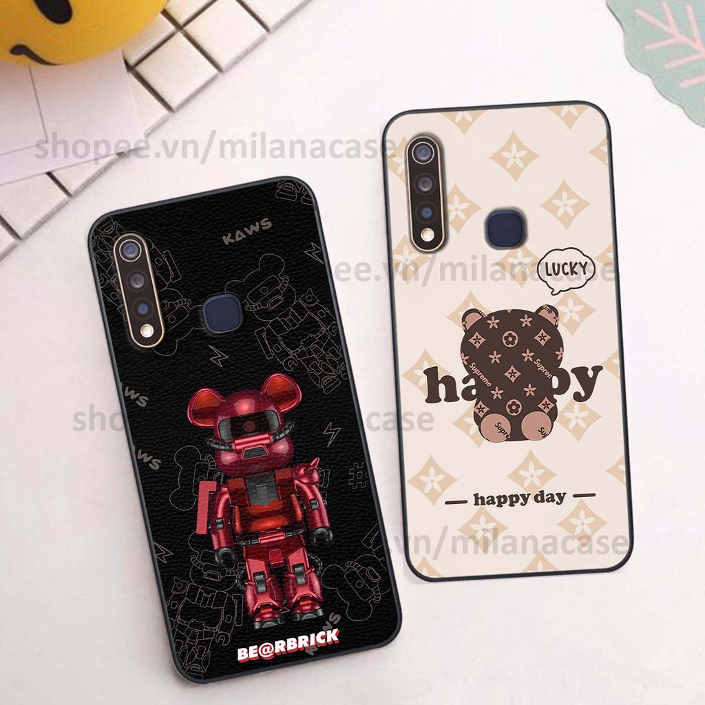 Ốp Vivo Y19 / U3 gấu be@rBrick gấu Teddy Kaws siêu đẹp, phong cách, cá tính